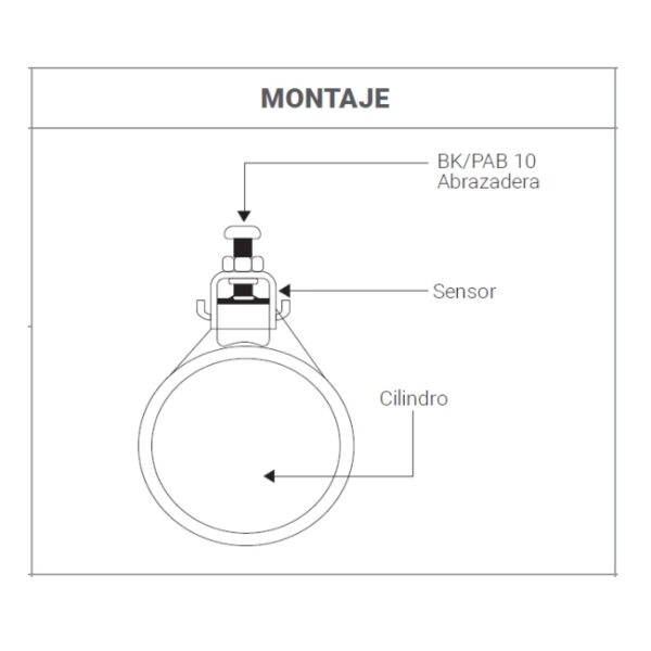 Sensor Magnético para Cilindro Neumático Modelo CS1-U | STNC 85150 - Ingecom Eléctricos SAS