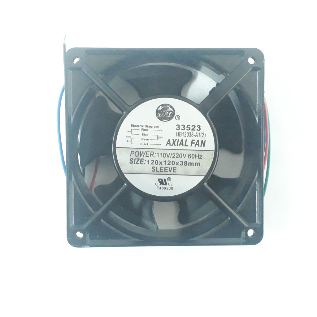 Ventola Assiale Universale 220V 120x120x38mm – Corpo In Alluminio, 2800 Rpm