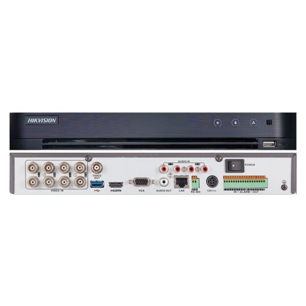 DVR 8 Canales 5 MP Hikvision / H.265 Pro+ / Serie 7200