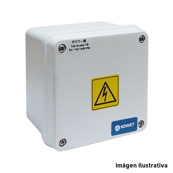 Caja de Paso Plástica IP65 162x162x110mm KOWET - Ingecom Eléctricos SAS