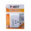 Protector de Voltaje para Electrodomésticos MULTIMATIC 120V - 10A POWEST - Ingecom Eléctricos SAS