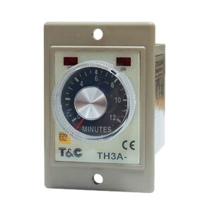 Temporizador Análogo 12 Minutos T&C | 110/220V AC - Ingecom Eléctricos SAS