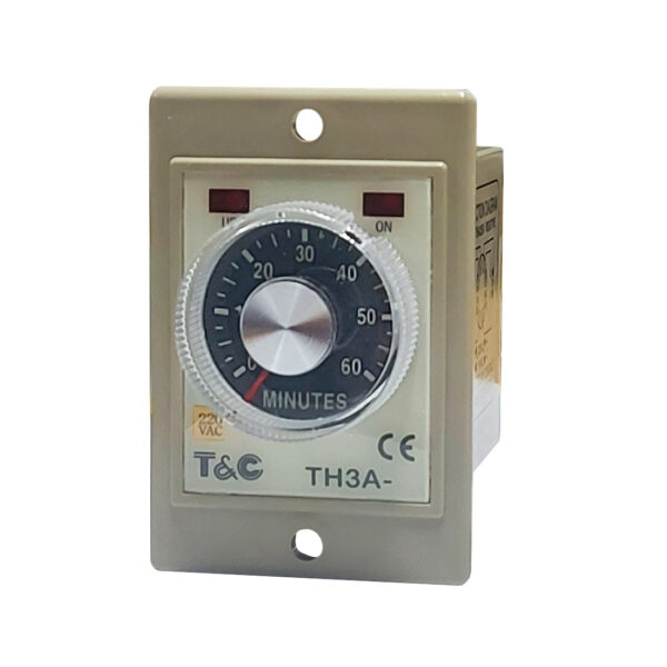 Temporizador Análogo 60 Minutos T&C | 110/220V AC - Ingecom Eléctricos SAS