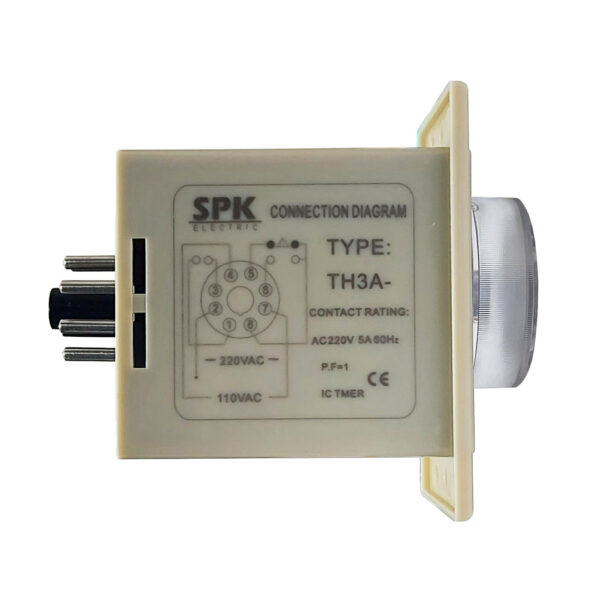 Temporizador Análogo 6 Segundos SPK | 110/220V AC - Ingecom Eléctricos SAS