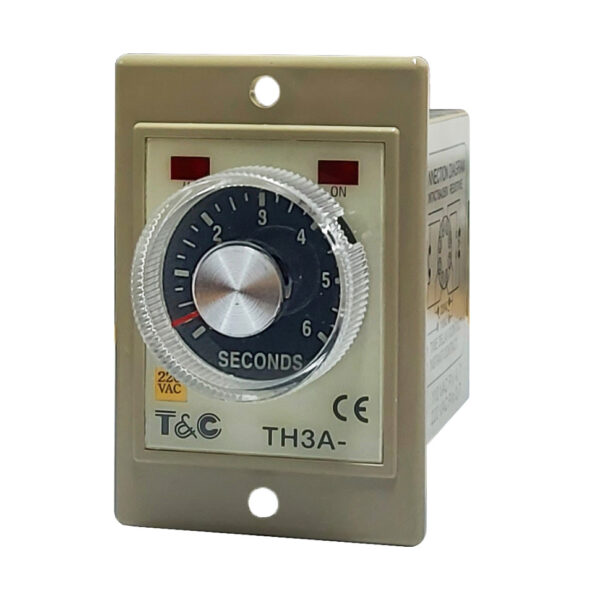 Temporizador Análogo 6 Segundos T&C | 110/220V AC - Ingecom Eléctricos SAS