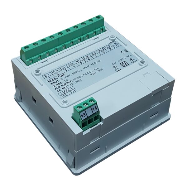 Volti-Amperímetro - Frecuencímetro Digital 96x96mm | Trifásico 3/4W | 500V L-L | 5A/1A - RISHABH - Ingecom Eléctricos SAS