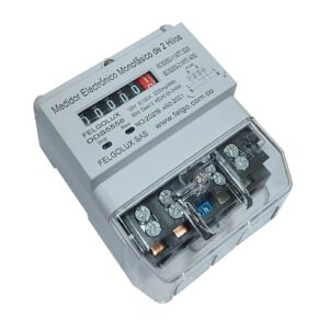 Medidor Electrónico de Energía Monofásico 2 Hilos 120V 100A - FELGOLUX - Ingecom Eléctricos SAS
