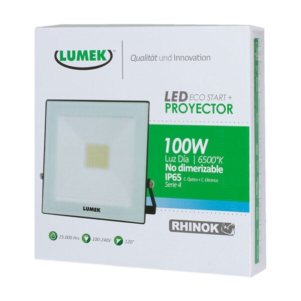 REFLECTOR LED 100W IP65 LUZ BLANCA LUMEK