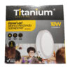 PANEL LED 18W REDONDO SOBREPONER TITANIUM