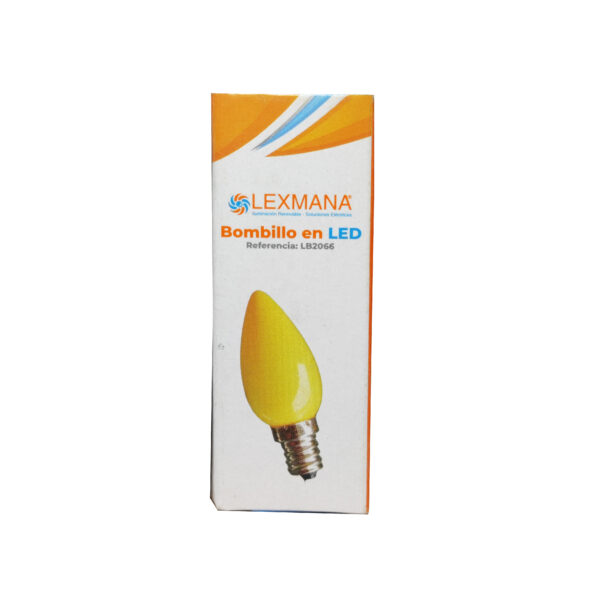 BOMBILLO LED MINI 0,7W AMARILLO LEXMANA