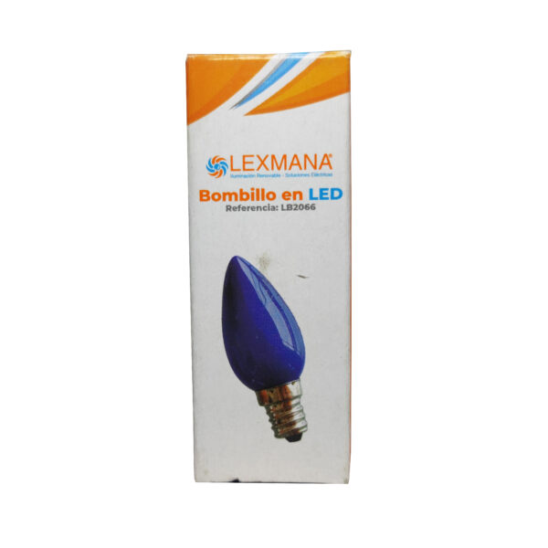 BOMBILLO LED MINI 0,7W AZUL LEXMANA