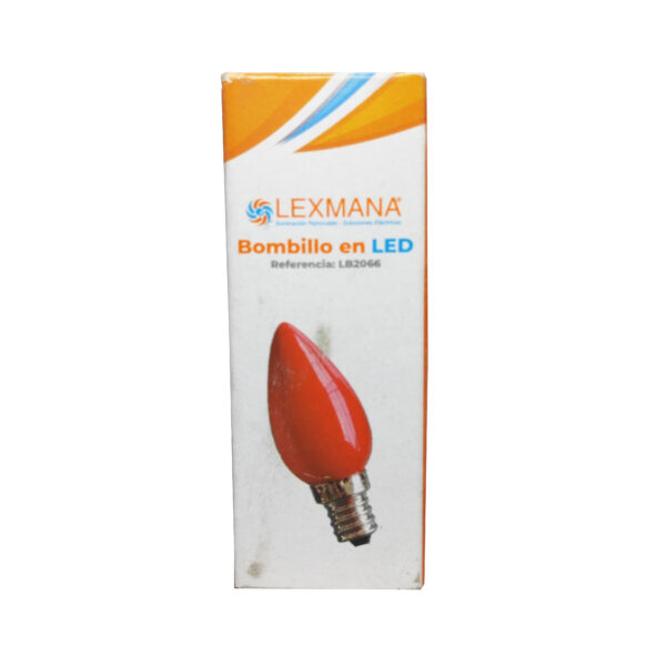 BOMBILLO LED MINI 0,7W ROJO LEXMANA