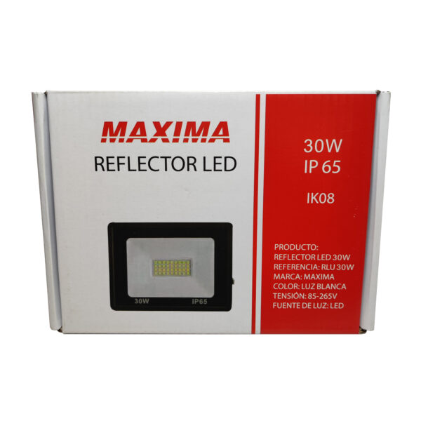 REFLECTOR LED 30W IP65 LUZ BLANCA MAXIMA