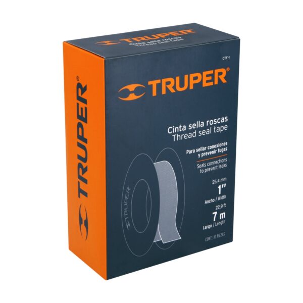 Cinta de sellado 1" 7m TRUPER