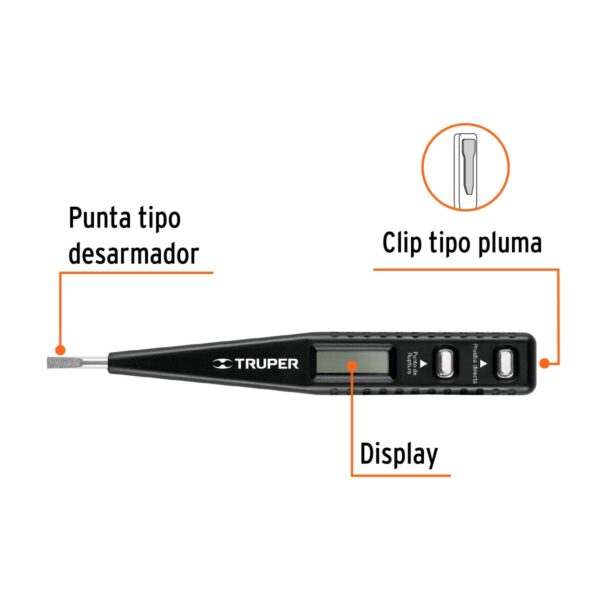 Tester Digital de Tension TRUPER