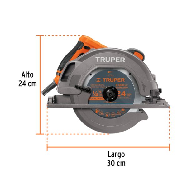 Sierra Circular Profesional 1.500W TRUPER