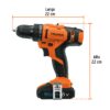 Taladro Profesional 3/8" 12V TRUPER