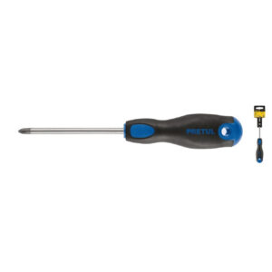 Desarmador de cruz 1/8" x 4" - mango Confort Grip - TRUPER