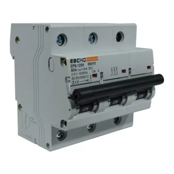 MINIBREAKER 3X80A - 400V - 10KA C - EBC