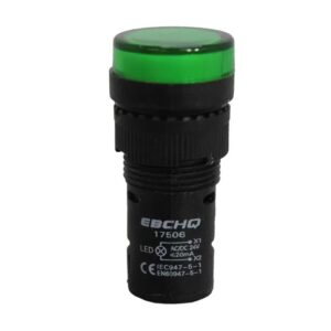 PILOTO LAMPARA LED VERDE 24V DC/AC 50/60HZ - 16mm - EBC