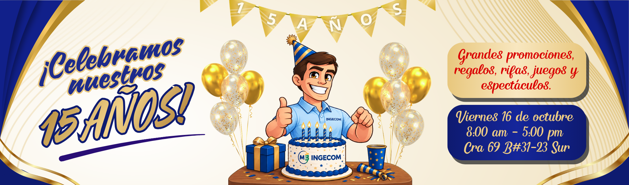 Banner celebración